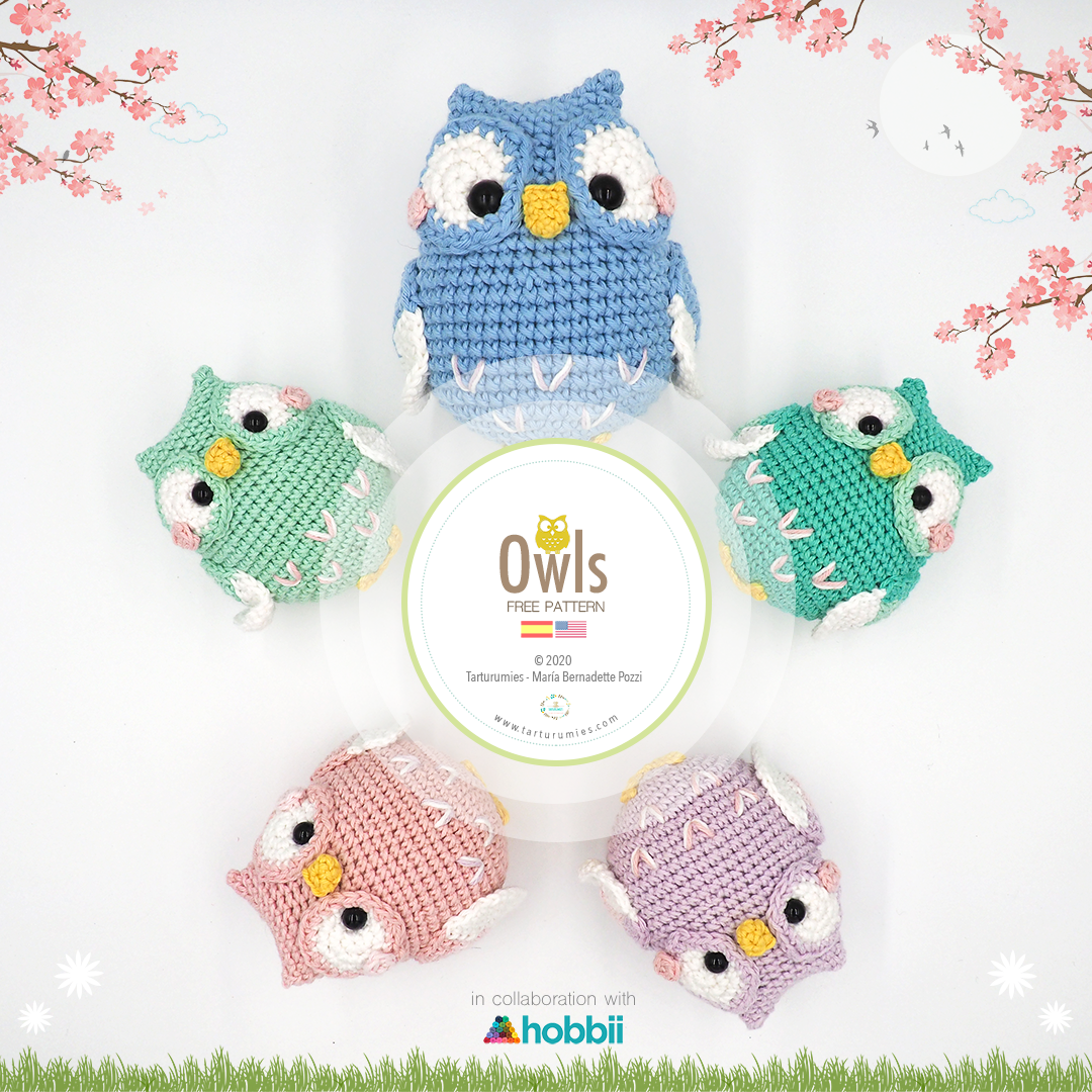  Amigurumi  Pattern Owls Tarturumies